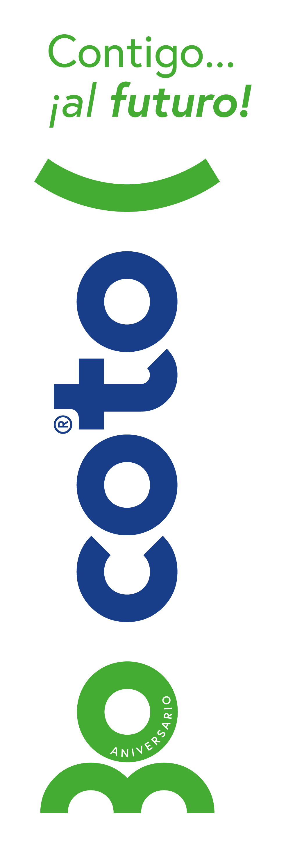 Logo 30 aniversario Coto - 09 - Logo alterno c-claim, versión vertical